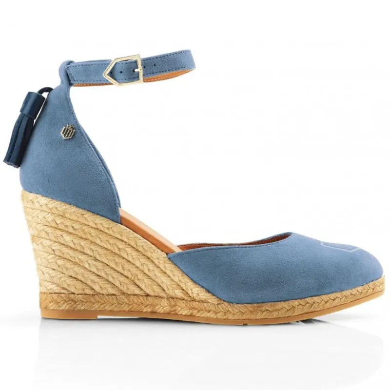 Fairfax and Favor Monaco Wedge Cornflower Blue